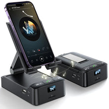 Load image into Gallery viewer, JR-MH01 Wireless Speaker with Phone Holder Black