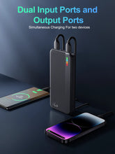 Load image into Gallery viewer, JOYROOM JR-T016 Dazzling Series 12W Fast Charging Power Bank 10000mAh Portable Phone Charger External Battery