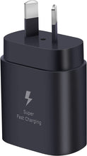 Load image into Gallery viewer, Samsung 25W USB-C AC Wall Charger - Black