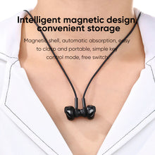Load image into Gallery viewer, JR-D6 Bluetooth Magnetic Neckband Headphone