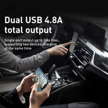 Load image into Gallery viewer, Baseus Grain Pro Car Charger (Dual USB 4.8A)