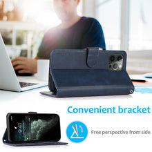 Load image into Gallery viewer, Magnetic Split PU Leather Flip Wallet Cover Case for iPhone 12 / 12 Pro