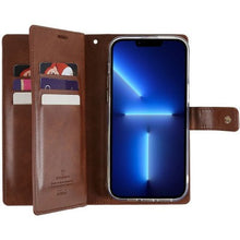 Load image into Gallery viewer, Copy of Mercury Mansoor Diary Cover Case for iPhone 15 Pro Max- 9 Card Pockets
