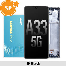 Load image into Gallery viewer, Samsung Galaxy A33 5G A336B OLED Screen Replacement Digitizer GH82-28143A/28144A (Service Pack)-Black