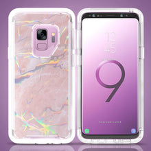 Load image into Gallery viewer, Samsung Galaxy S9 Plus Marble Hybrid Armor Case
