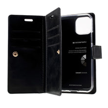 Load image into Gallery viewer, iPhone 11 Pro Max Mercury Goospery Mansoor Diary Wallet Case