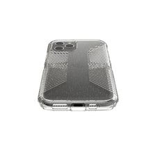 Load image into Gallery viewer, iPhone 12 Pro Max Speck Presidio Perfect-Clear Glitter + Grips Case