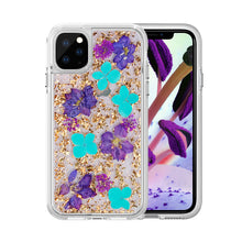 Load image into Gallery viewer, iPhone X / XS Dried Flower and Foil Hybrid Case
