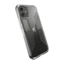 Load image into Gallery viewer, iPhone 12 / 12 Pro Speck Presidio Perfect-Clear Glitter + Grips Case