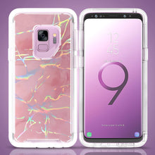 Load image into Gallery viewer, Samsung Galaxy S9 Plus Marble Hybrid Armor Case