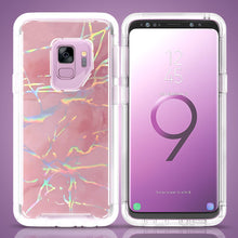 Load image into Gallery viewer, Samsung Galaxy S9 Marble Hybrid Armor Case