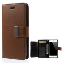 Load image into Gallery viewer, iPhone 6 Plus / 6s Plus Mercury Goospery Rich Diary Case