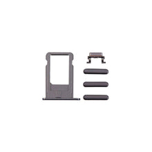Load image into Gallery viewer, SIM Card Tray and Side Button for iPhone 6 Plus - Silver