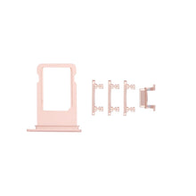 Load image into Gallery viewer, SIM Card Tray and Side Button for iPhone 7 Plus - Silver