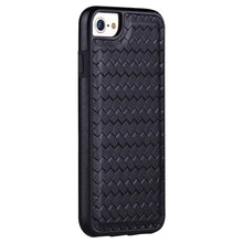 Load image into Gallery viewer, iPhone 7 / 8 BRG Woven Leather Purse 3 Card-Slot Detachable Case