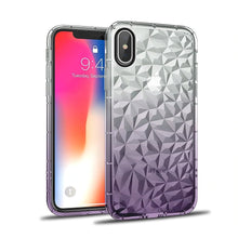 Load image into Gallery viewer, iPhone XS Max Holographic Gradient Diamond Case