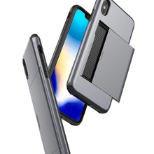 Load image into Gallery viewer, iPhone XR Slim Armor Card Slide Case