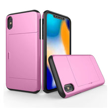 Load image into Gallery viewer, iPhone XR Slim Armor Card Slide Case