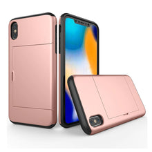 Load image into Gallery viewer, iPhone XR Slim Armor Card Slide Case