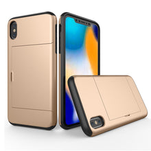 Load image into Gallery viewer, iPhone X / XS Slim Armor Card Slide Case
