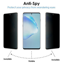 Load image into Gallery viewer, Samsung Galaxy S20 ULTRA Privacy Screen Protector UV GLUE Tempered Glass Nano Optics