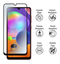Load image into Gallery viewer, Samsung Galaxy A31 Screen Protector 10D Tempered Glass Full Glue / Coverage 9H
