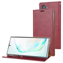 Load image into Gallery viewer, Samsung Galaxy Note 10 Mercury Goospery Blue Moon Flip Case