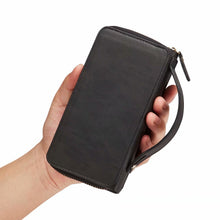 Load image into Gallery viewer, iPhone 11 BRG Leather Purse 12 Card-Slot Detachable Case