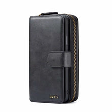 Load image into Gallery viewer, iPhone 11 BRG Leather Purse 12 Card-Slot Detachable Case