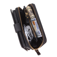 Load image into Gallery viewer, iPhone 6 / 7 / 8 BRG Leather Purse 12 Card-Slot Detachable Case