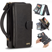 Load image into Gallery viewer, Samsung Galaxy S20 BRG Leather Purse 12 Card-Slot Detachable Case