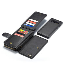Load image into Gallery viewer, Samsung Galaxy S10 BRG Leather Purse 12 Card-Slot Detachable Case