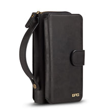 Load image into Gallery viewer, iPhone 5 / 5s / SE (1st) BRG Leather Purse 12 Card-Slot Detachable Case