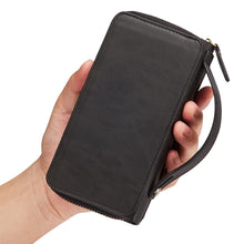 Load image into Gallery viewer, iPhone 5 / 5s / SE (1st) BRG Leather Purse 12 Card-Slot Detachable Case