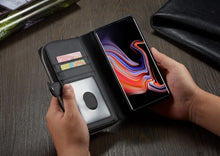 Load image into Gallery viewer, Samsung Galaxy S10 BRG Leather Purse 3 Card-Slot Detachable Case