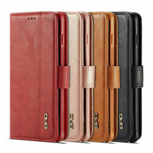 Load image into Gallery viewer, Samsung Galaxy Note 10 Plus BRG Leather Wallet 2 Card-Slot Detachable Case