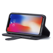 Load image into Gallery viewer, iPhone 11 BRG Leather Wallet 2 Card-Slot Detachable Case