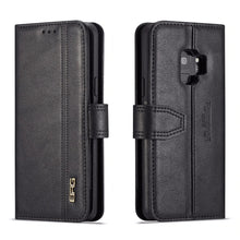 Load image into Gallery viewer, Samsung Galaxy S9 BRG Leather Wallet 2 Card-Slot Detachable Case