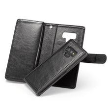 Load image into Gallery viewer, Samsung Galaxy Note 9 BRG Leather Wallet Flip 9 Card-Slot Detachable Case