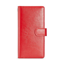 Load image into Gallery viewer, Samsung Galaxy Note 9 BRG Leather Wallet Flip 9 Card-Slot Detachable Case