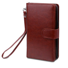 Load image into Gallery viewer, Samsung Galaxy S8 BRG Leather Wallet Flip 9 Card-Slot Detachable Case