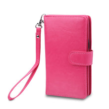 Load image into Gallery viewer, Samsung Galaxy S8 BRG Leather Wallet Flip 9 Card-Slot Detachable Case