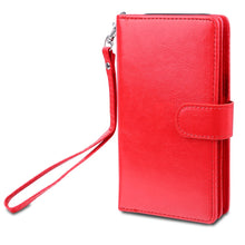 Load image into Gallery viewer, Samsung Galaxy S8 Plus BRG Leather Wallet Flip 9 Card-Slot Detachable Case