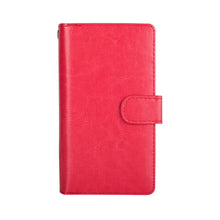 Load image into Gallery viewer, iPhone XR BRG Leather Wallet Flip 9 Card-Slot Detachable Case