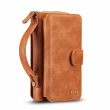 Load image into Gallery viewer, iPhone 11 BRG Leather Purse 12 Card-Slot Detachable Case