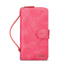 Load image into Gallery viewer, Samsung Galaxy S10 BRG Leather Purse 12 Card-Slot Detachable Case