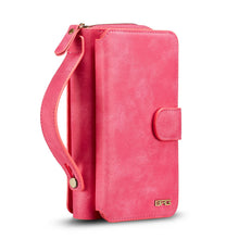 Load image into Gallery viewer, Samsung Galaxy S9 BRG Leather Purse 12 Card-Slot Detachable Case