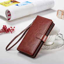 Load image into Gallery viewer, Samsung Galaxy Note 10 BRG Leather Wallet Flip 9 Card-Slot Detachable Case