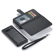 Load image into Gallery viewer, Samsung Galaxy S9 BRG Leather Purse 3 Card-Slot Detachable Case