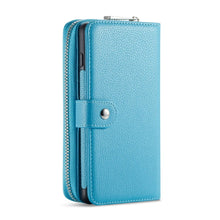 Load image into Gallery viewer, Samsung Galaxy S9 BRG Leather Purse 3 Card-Slot Detachable Case